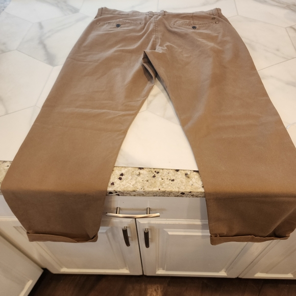 LUCKY BRAND, MENS NEW WITH TAGS,size 36- 121 slim Chino khaki tan pants,coolmax - Picture 14 of 16